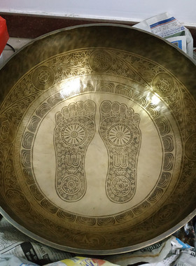 大脚钵尼泊尔铜钵颂钵大钵