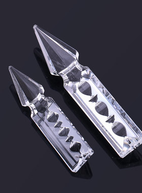 箭头形透明水晶玻璃挂件饰品