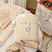 手机包女斜挎2026新款 竖款 迷你小包简约百搭高级感单肩轻便小挎包