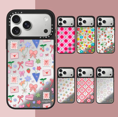 C家适用苹果15iPhone14plus16镜面三星13promax17磁吸Magsafe蝴蝶小花xr手机壳12防摔11新款xs高级感保护套
