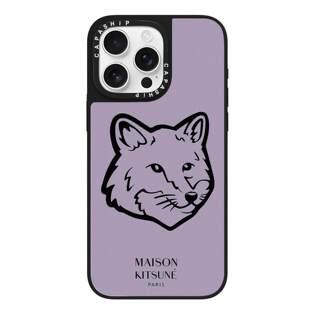 CASE适用苹果15iPhone14plus16镜面13promax17磁吸Maison xs高级保护套ti Kitsuné狐狸xr手机壳12防摔11新款