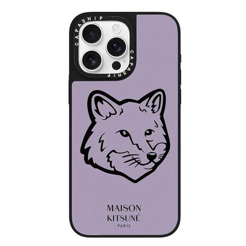 C家适用苹果15iPhone14plus16镜面13promax17磁吸Maison Kitsuné狐狸xr手机壳12防摔11新款xs高级保护套ti