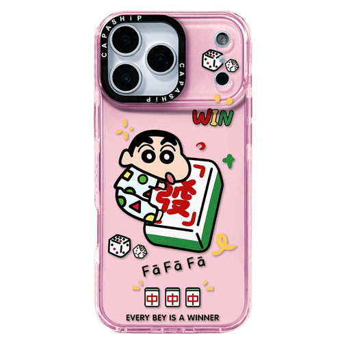 C家适用苹果15iPhone14plus16透明13promax17TPU磁吸Magsafe麻将小新18xr软手机壳12防摔11xs高级感保护套