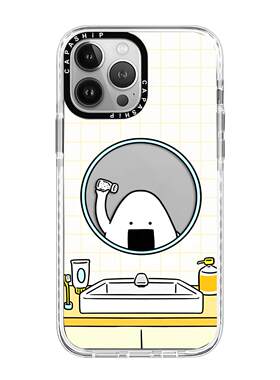 CASE适用苹果15iPhone14plus16亚克力13promaxMagsafe磁吸可爱小饭团17创意手机壳12防摔11新款高级保护套ti