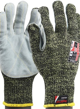 赛立特ST58133高性能F级防切割手套防穿刺防扎耐磨耐高温手掌贴皮