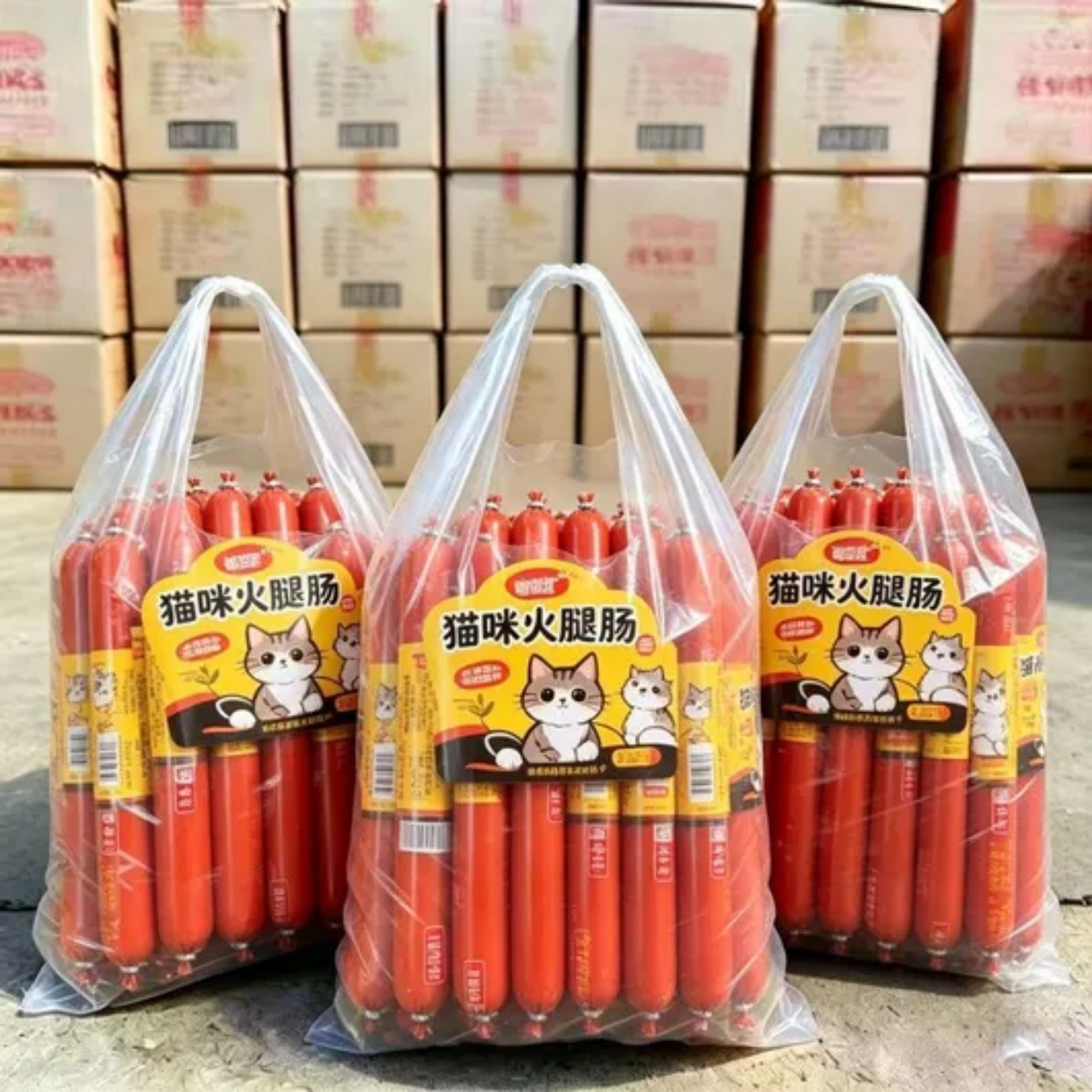 猫咪专用营养火腿肠宠物零食增加食欲营养升级猫咪火腿肠训练奖励