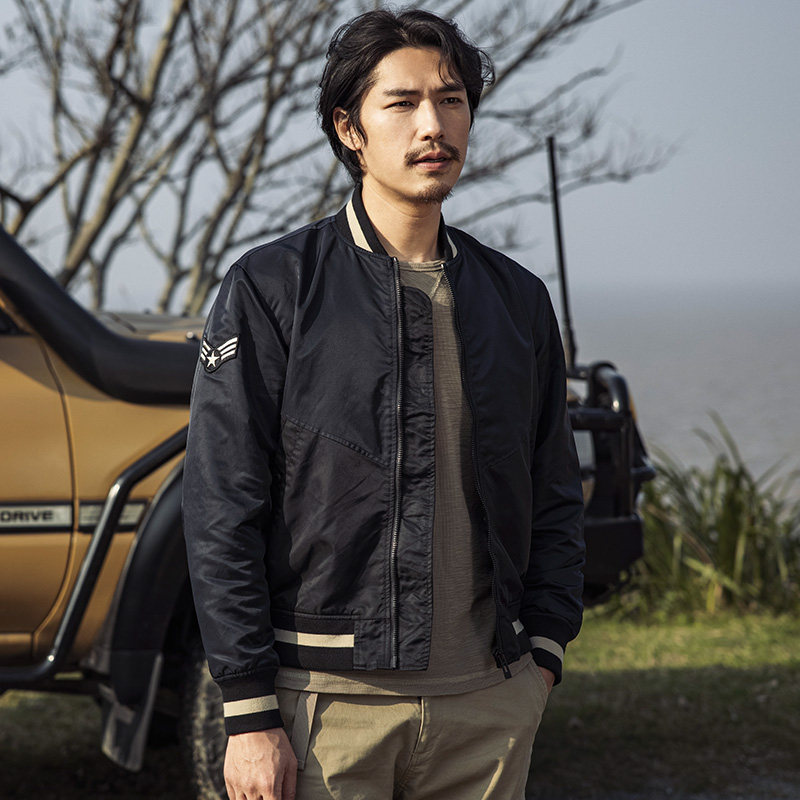 AK Men's wear back to ancient times ma1 mlb Pilot Jacket Baseball Easy Autumn leisure time work clothes coatin the Men's clothing, Jacket  category - from Buy2taobao.com to provide professional Taobao agent buy service