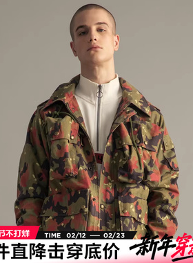 AK男装旗舰店 春季新款M-70多口袋机能男士夹克春装拉链纯棉外套