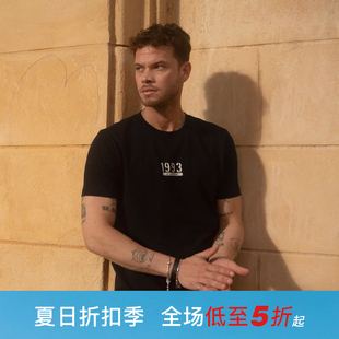 T恤男 AK男装 夏季 新款 干爽亲肤透气排汗复古BOOTCAMP印花短袖