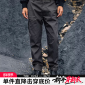 春季 新品 都市户外直筒复合拉绒腿袋休闲裤 AK男装 长裤 男