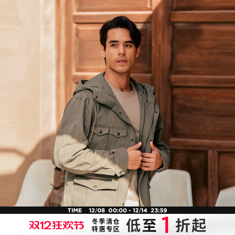 ak春节新品经典连帽夹克