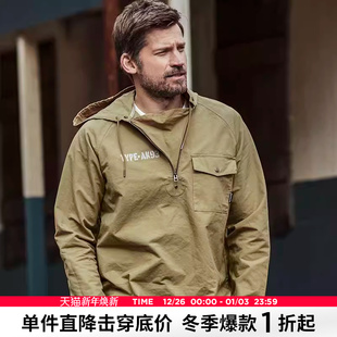 SMOCK防风套头夹克 DECK AK男装 VINTAGE复古VENTILE