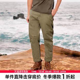 休闲可调节脚口马裤 复古收口纯棉宽松搭配男士 男 美式 AK男装
