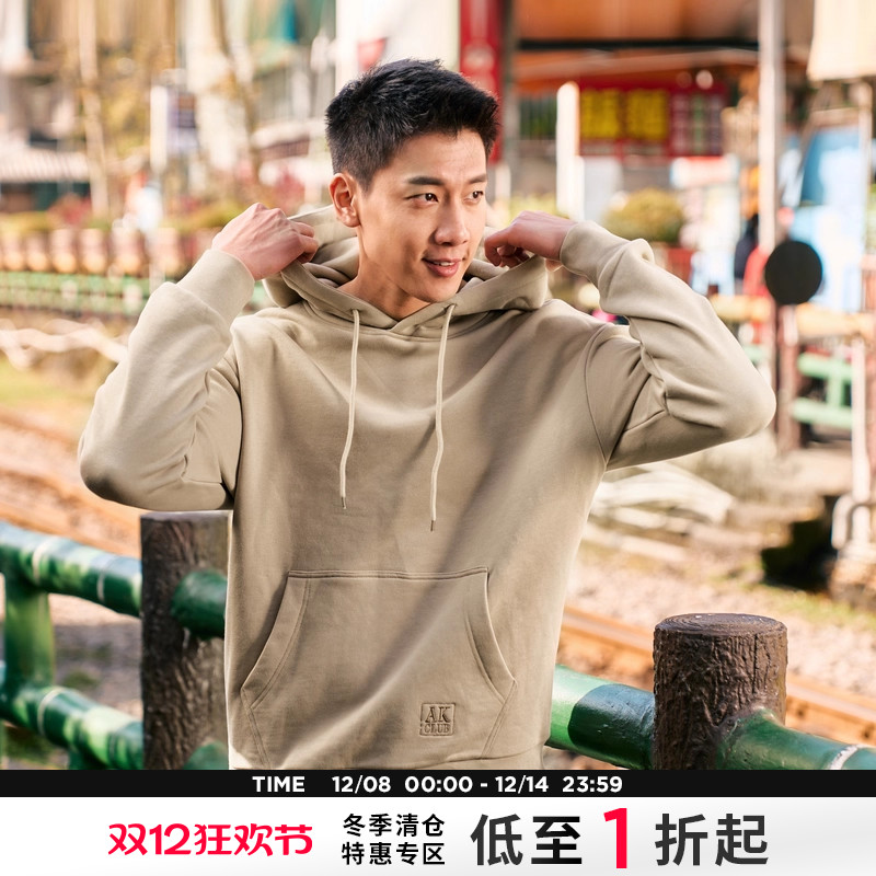 ak春季新品复古龙年纪念连帽卫衣