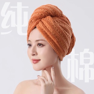 纯棉干发帽2025年新款超强吸水薄款免吹全棉春夏款包头毛巾浴帽