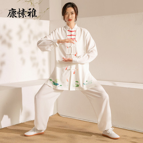 太极服康愫雅女印花新款太极服