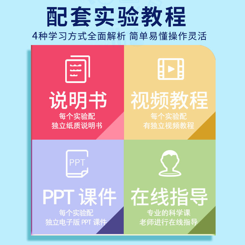 科学实验DIY磁力跷跷板儿童手工科技小制作物理磁铁性质材料套装