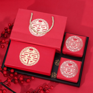 婚礼用品大全 结婚香皂婚庆喜字手工皂新人伴手礼物喜皂一对礼盒装
