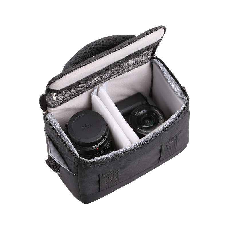 沣标FB-CB003S2-B摄影相机包单反微单镜头收纳包手提单肩户外拍摄