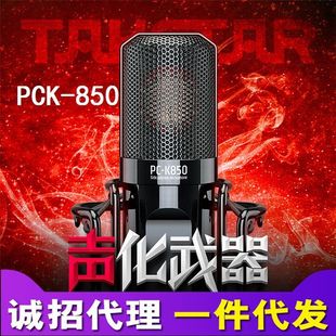 K850电容麦克风声卡套装 得胜 厂家Takstar 手机喊麦通用直播设