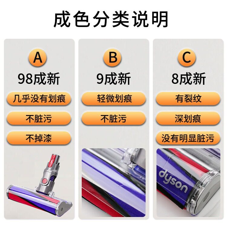 适用于戴森吸尘器电动地刷DC/V6V7V8V10V11软绒地刷吸头