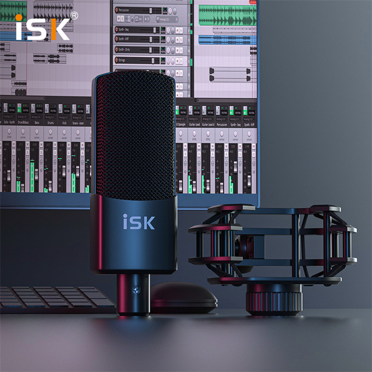 ISK S440电容麦克风直播外置声卡手机k歌主播主持录音棚话筒喊麦