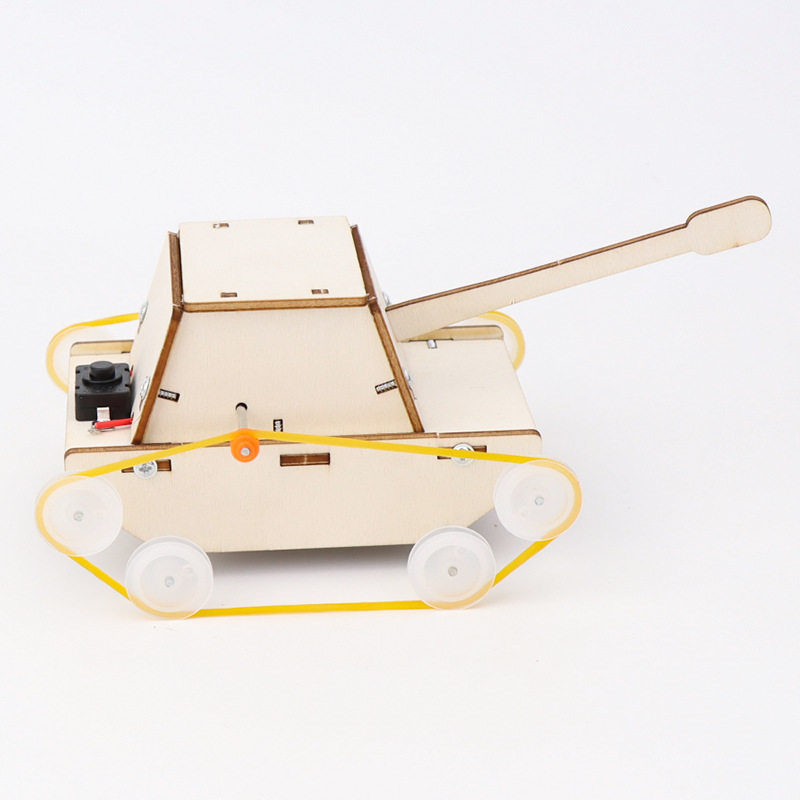 小坦克模型 小学生亲子手工拼装stem创客教具diy科技小制作材料包