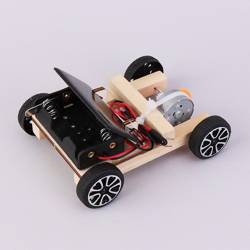 太阳能小车新能源赛车diy手工组装材料包 科学小发明新科技小制作