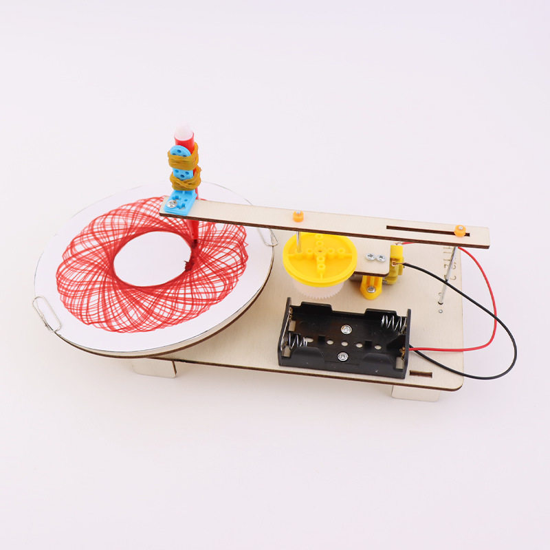 绘画图仪机模型科技小制作diy手工拼装发明学生儿童实验材料教具