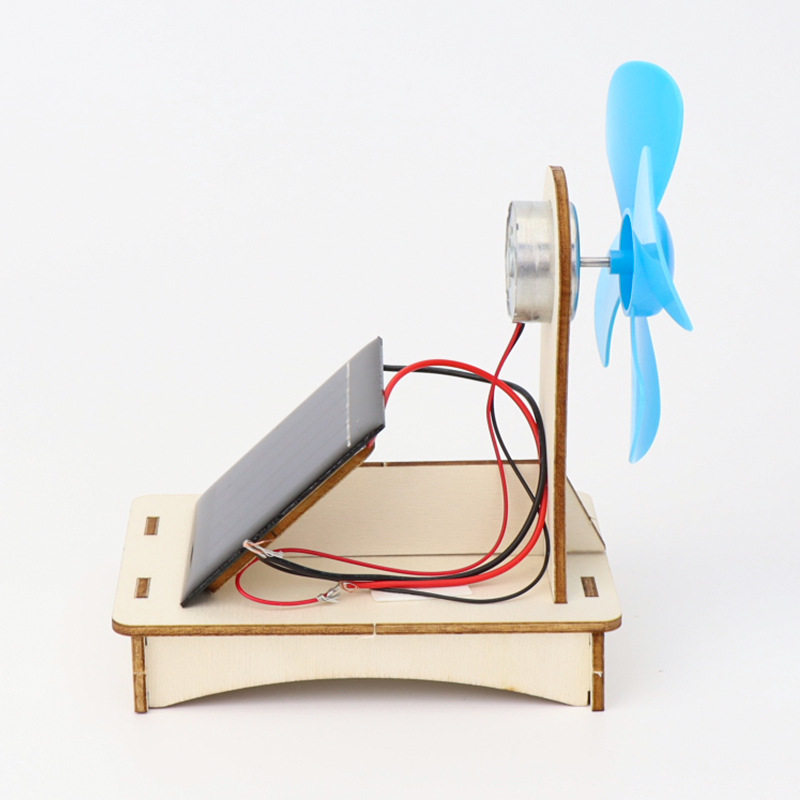 太阳能风扇 儿童手工拼装玩具diy科技小制作创意发明stem科学实验