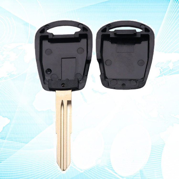 适用于现代雅绅特一体遥控器钥匙壳雅绅特汽车芯片钥改装替换壳厂