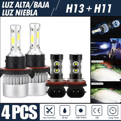 汽车LED大灯组合套装H11 H8 H9005 9006 H4 H7 H13 9007 880 881