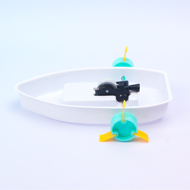 拉线动力明轮船五年级 手工DIY科技小学生制作业儿童实验材料教具