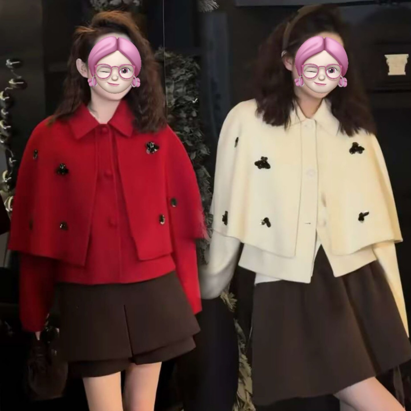 2026网红爆款纯色轻奢翻领小众短款斗篷乖巧气质假两件披肩外套潮,女装/女士精品,短外套,淘宝优惠券,粉丝福利购,淘宝优惠卷