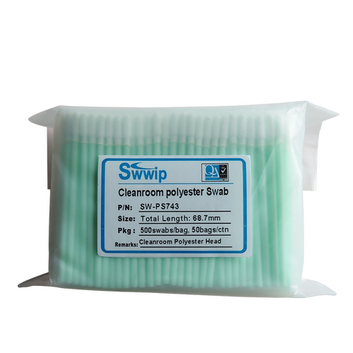 Swwip棉签SW-PS743无尘净化单头双层无尘布工业擦拭棒500支/包
