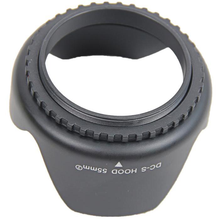 55mm遮光罩适用佳能EOS M5 m6微单相机遮光罩EF-M 18-150mm镜头