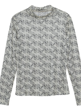 【商场同款】MOVEUP幻走2025春季生肖系列网布趣味印花短款T恤女