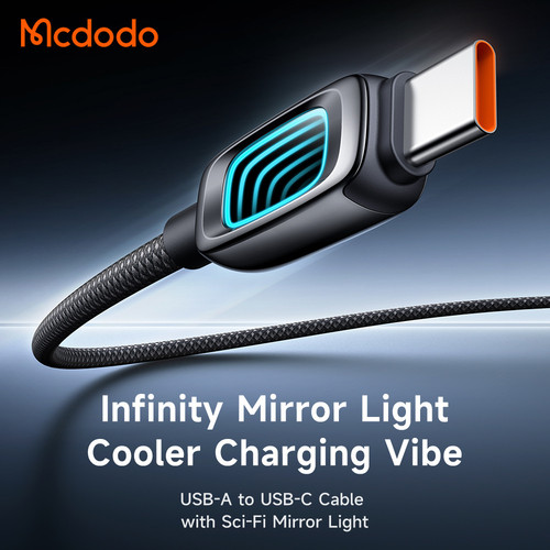 MCDODO 100W6A Charging Cable USB to TypeC适用苹果三星手机笔记本电脑MacBook游戏机超快充电线编织数据线