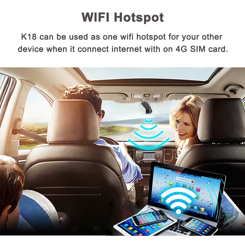 4G-сетевые автомобильные регистраторы с GPS и WIFI CAMR камера с двумя объективами удалённого управления