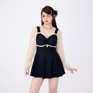 微胖女孩遮肉显瘦温泉 泳装 agliondy泳衣女2026新款 高级感胖mm大码