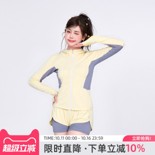 高级感温泉泳装 agliondy大码 分体泳衣女微胖女孩遮肉显瘦2025新款
