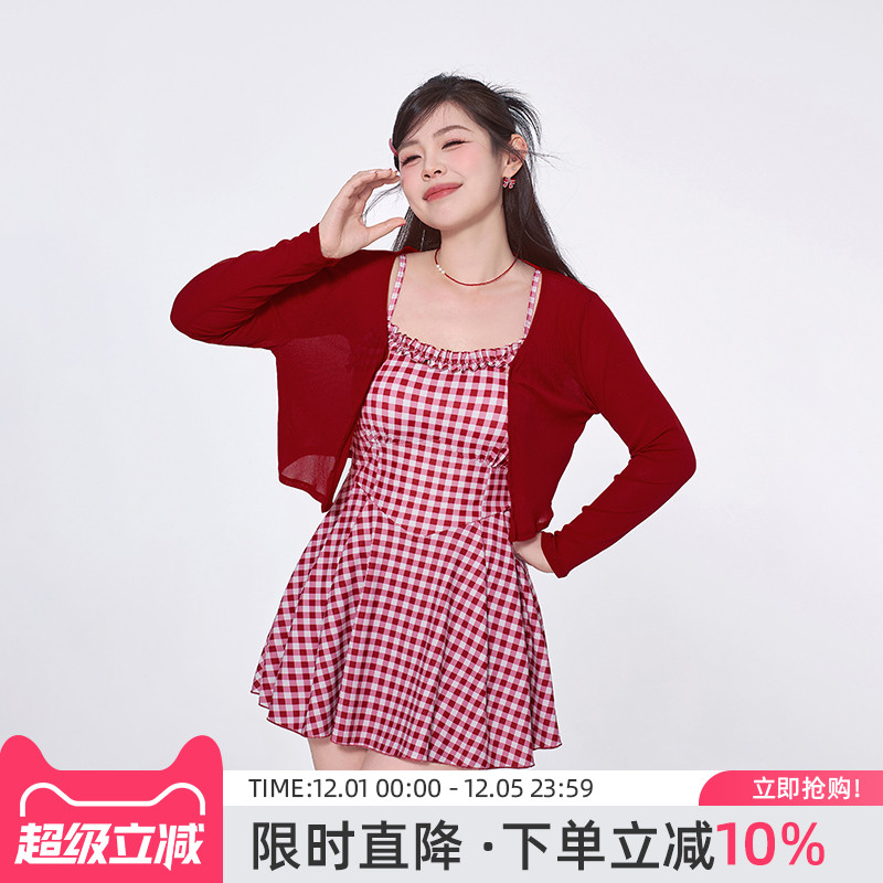 【微胖博主推荐】大码泳衣女显白