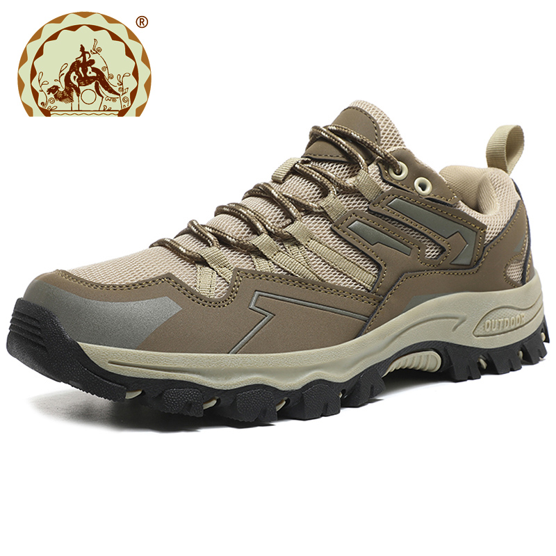 男士春秋耐磨防滑中老年休闲鞋