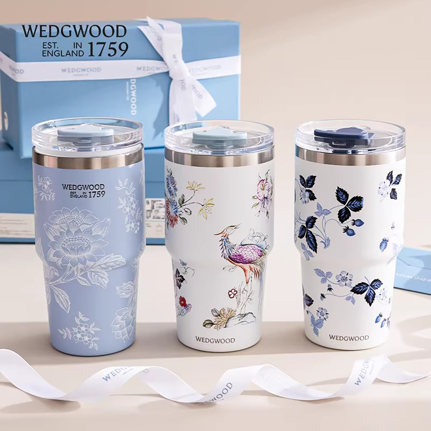 WEDGWOOD吸管杯新年送礼冬季礼品