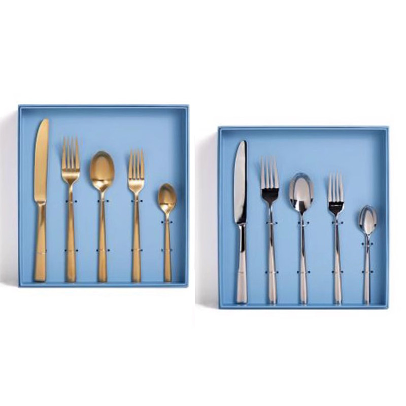 WEDGWOOD威基伍德皓月系列不锈钢餐具5件套刀叉勺子西餐餐具礼盒,餐饮具,西餐餐具套装,淘宝优惠券,粉丝福利购,淘宝优惠卷