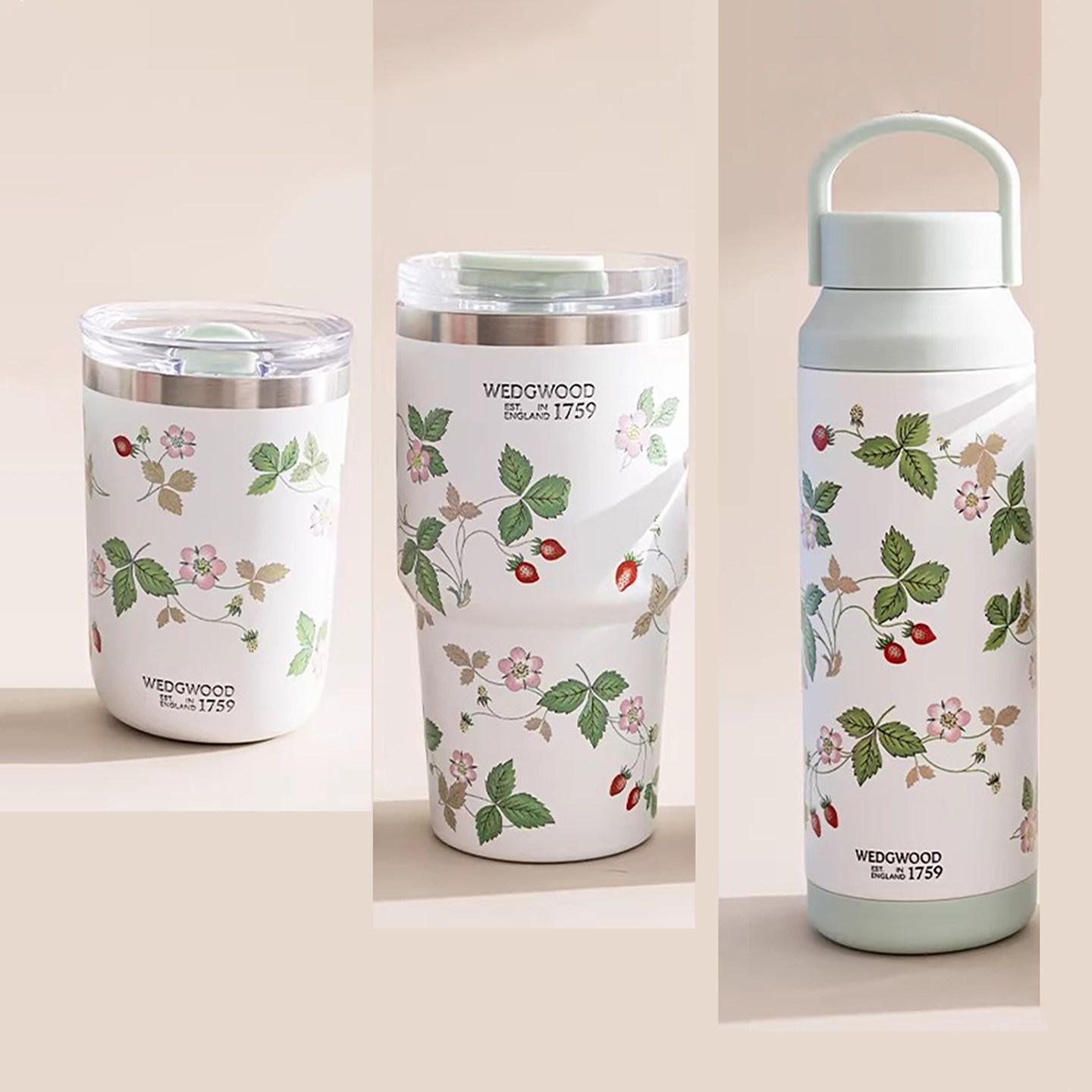 WEDGWOOD随行杯吸管杯双饮保温杯便携咖啡杯新年礼物学生长辈礼品