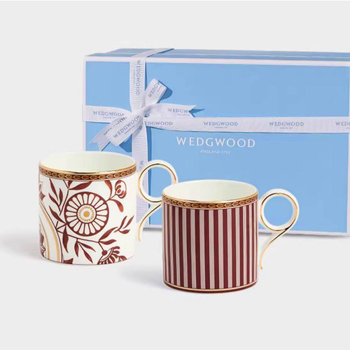 WEDGWOOD骨瓷马克杯水杯对杯礼盒