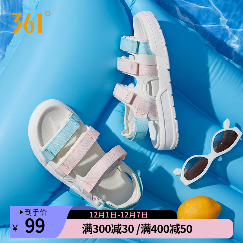 361凉鞋夏季透气魔术贴沙滩鞋