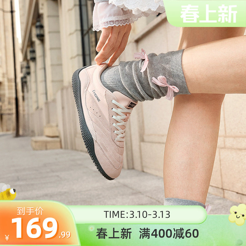 扁扁鞋361运动鞋T头鞋女夏季新款薄底复古休闲鞋板鞋德训鞋