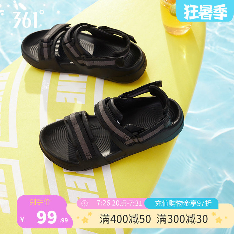 361凉鞋男拖鞋魔术贴沙滩鞋